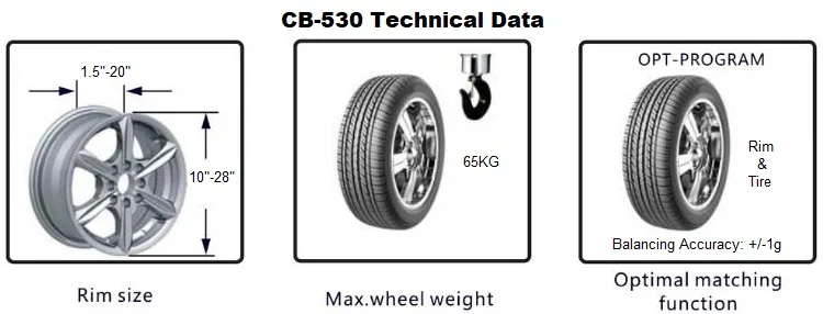 CB-530 Tech data