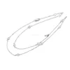 Charming 14 K White Gold Necklace 0.50 carat wight Natural Diamonds