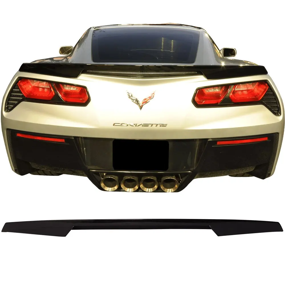 Gap Guards C6 Corvette Front Lower Complete Spoiler 3 Sections with Mount H...