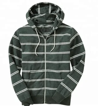 men's striped hoodie