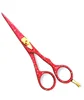 New Red Hair Cutting Scissors Salon Hairdressing Barber Shear