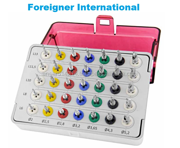 Dental Implants Tools Kits Drills Set Drivers Ratchet Bone Expander