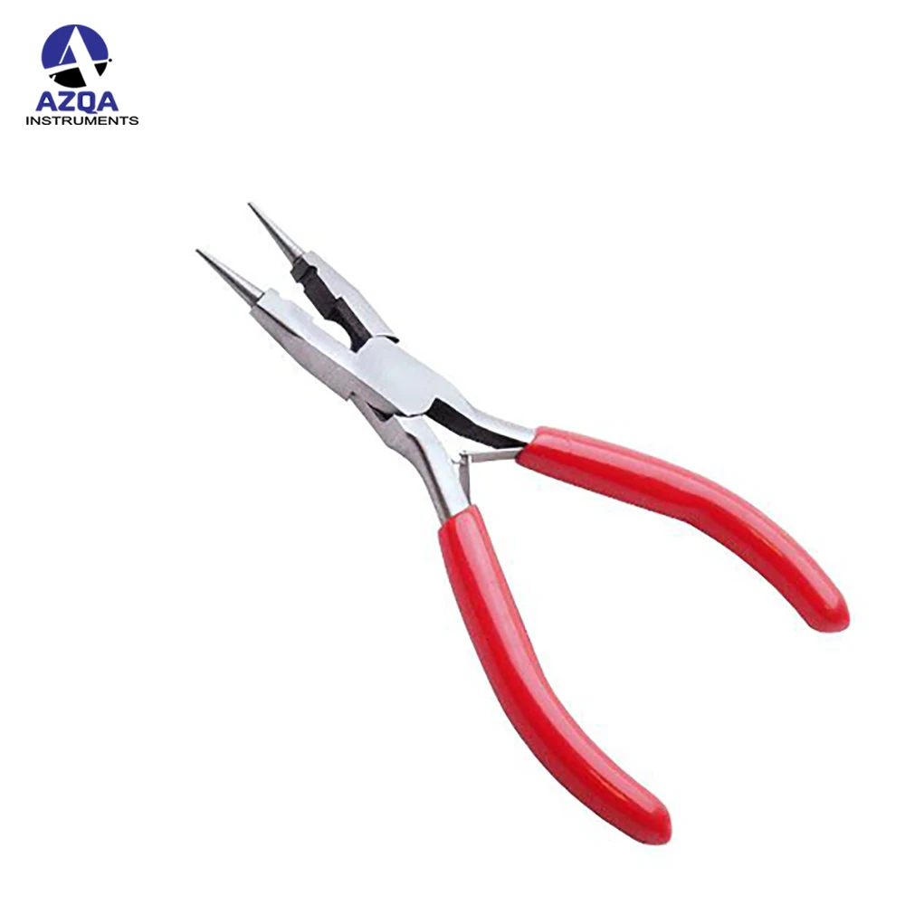 Professional Stainless Steel Pliers Jewelry Hand Tools High Carbon Supplies With Grip Handle