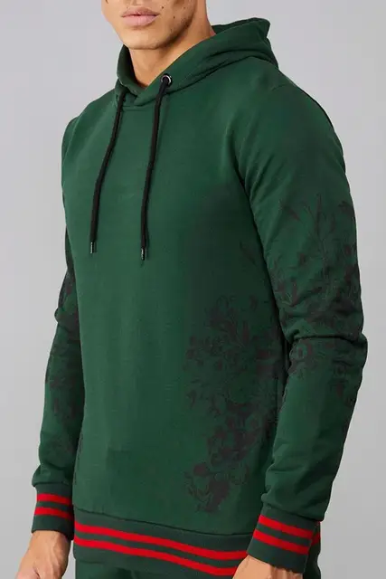dark green sweatsuit