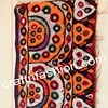 Multicolored Mirror Work Vintage Cotton Border Lace - Kutch Work Hand Embroidery Patch - Traditional Indian Gamthi Hand Work