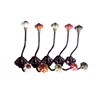 Antique coat hooks with ceramic knobs [CIH 132]