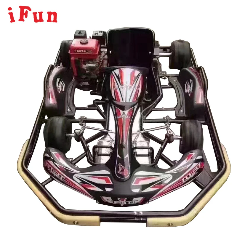 

Attractive Racing Car Game rides Heavy Duty Adult Pedal Go Kart cheap amusement rides for sale