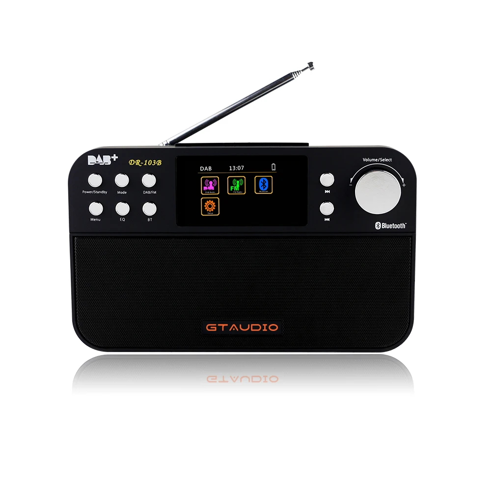 

New model GT Audio GTmedia DAB+ FM radio support BT 4.0 with 2.4 inch TFT color screen