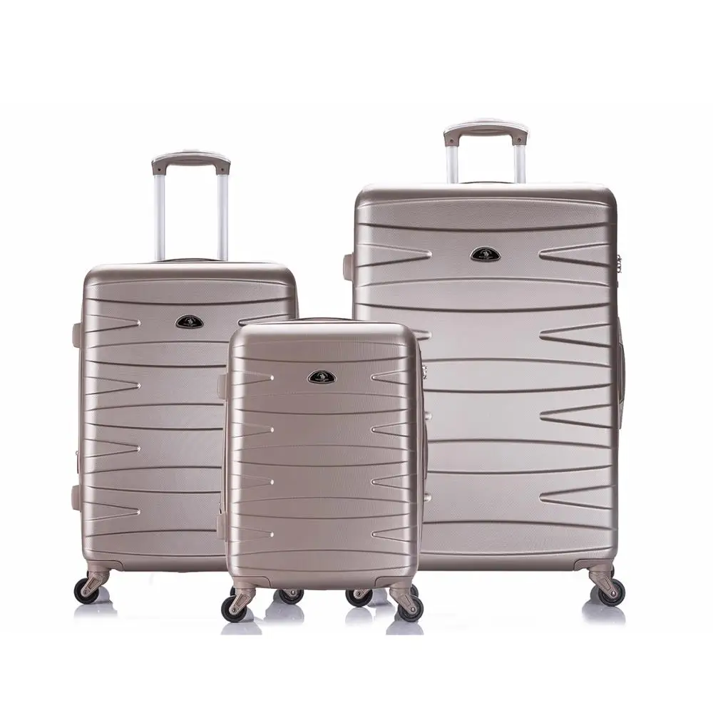 20 24 28 Inches 3pcs Abs Trolley Suitcase Lightweight Trolley Travel