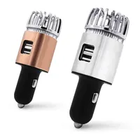 

2 In 1 Multifunctional Mini Car Ionizer Air Purifier Dual Port USB Phone Car Charger