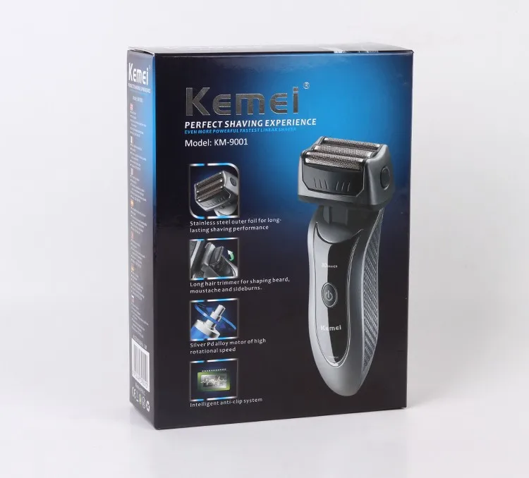 Kemei Rechargeable Waterproof Shaver Professional Electric Shaver For ...