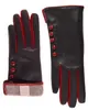 Ladies Leather Fashion Gloves With decorative buttons (SS-86)