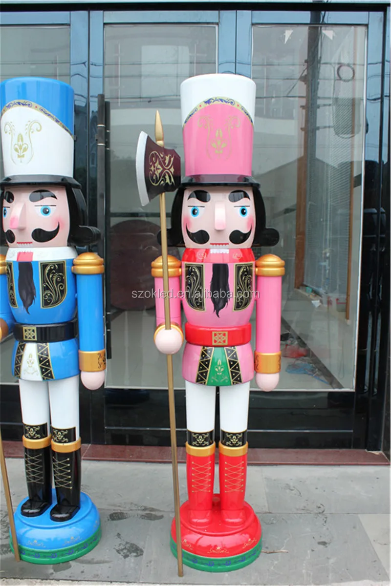 Outdoor Oversize 6ft 180cm Large Christmas Figurine Nutcracker Soldiers ...