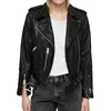 Ladies Leather Jacket with Silver Studs