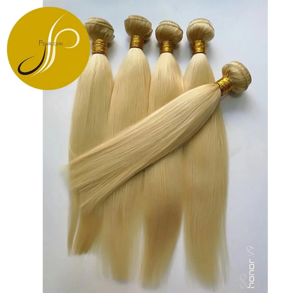 

PEARLCOIN WHOLESALE FACTORY PRICE 613 Blonde Human Hair Weaving Bundles Straight and Body Wave 100% 10A Virgin Brazilian Hair