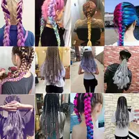 

Two Tone Ombre synthetic hair extension,Wholesale Braiding Hair Kenya