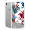2017 Fashion Cell Phone Clear Transparent TPU Wallet Case for iPhone X 8 Plus with Liquid Glitter and IMD Print Bulk OEM