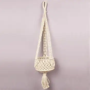 100 Organic Cotton Macrame Plant Hanging Garden Decor Outdoor
