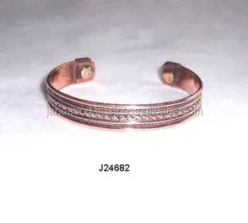 Magnetic Copper Bracelet With Patterns Wearing It Has Health Magnetic Copper Bracelet With Patterns Wearing It Has Health Benefits