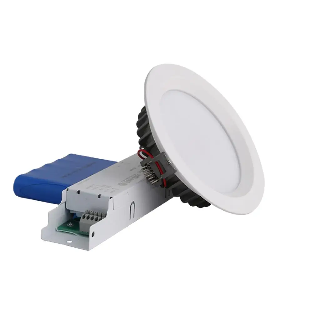 9W Rechargeable Battery Back up LED Emergency Downlight