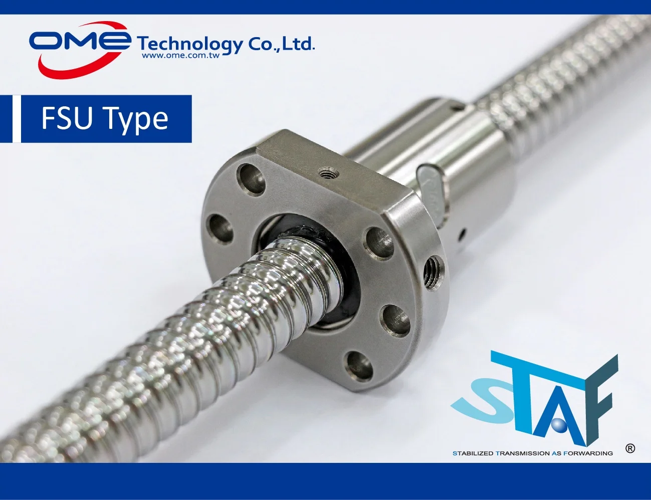 
STAF FSU FSE 1605 High lead accuracy DIN standard compliant TAIWAN Precision Ball Screw 