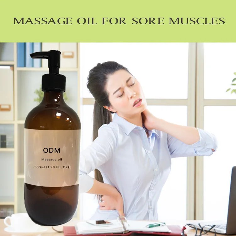 Neck And Shoulder Relaxing Massage Oil For Sore Muscles Buy Body