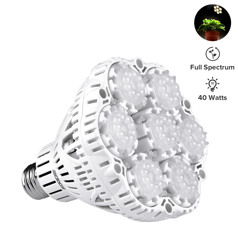 SANSI e27 15W 24W 36w grow light e27 led grow bulb white