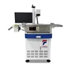 Fly laser 20W fiber laser marking machine for Hard hat helmet and Curved plastic marking