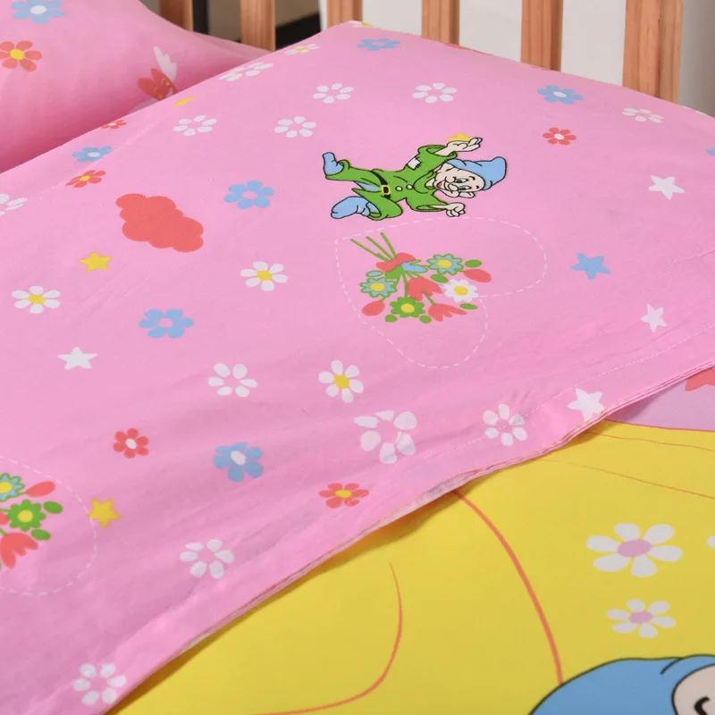 Factory Sale Cotton Baby Fitted Sheet Baby Crib Bedding Set With High