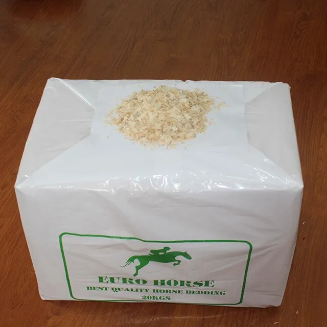 Pine Wood Shavings Sale In Bulk For Royal Horse Compress In 20 Kg Bags