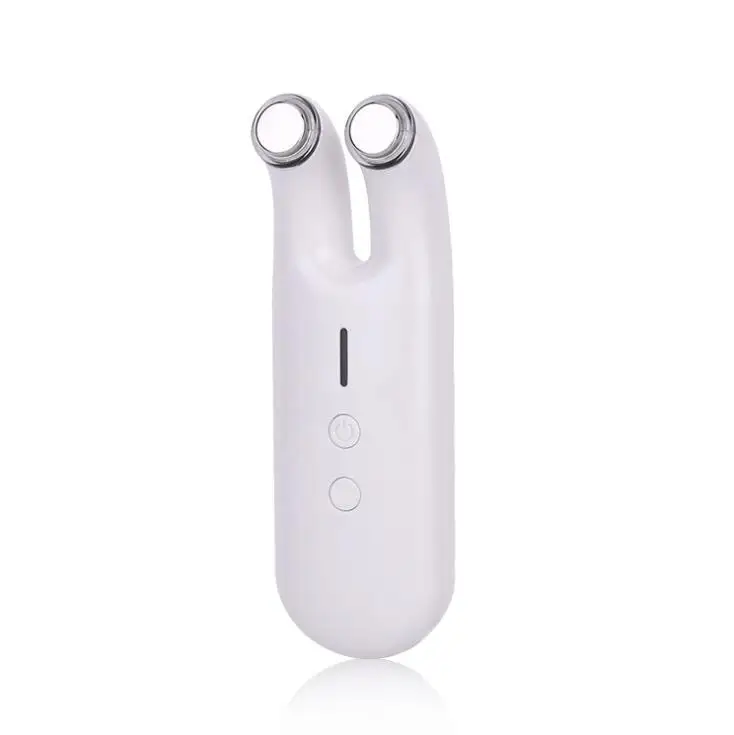 

RF spa face slim machine microcurrent mini infrared beauty galvanic rechargeable 5 in 1 electric anti aging ems facial massager, White;pink