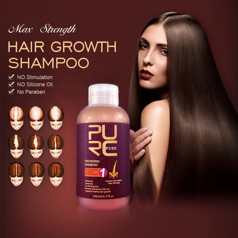 

Hair Thickening Shampoo Hair Growth Essenti Oil Treatment Customized