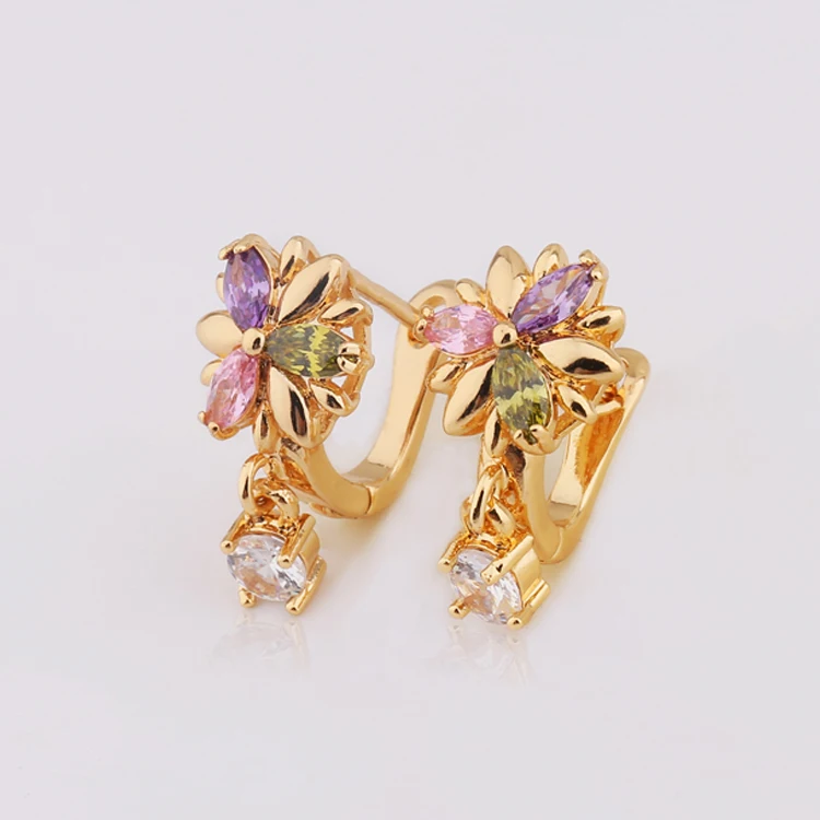 Guangzhou Hengdian Bulk Wholesale Most Beautiful 24 Carat Gold Earrings ...