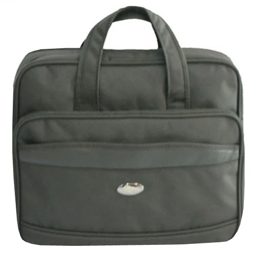 Laptop high quality stylish gray promotional briefcase and laptop bag