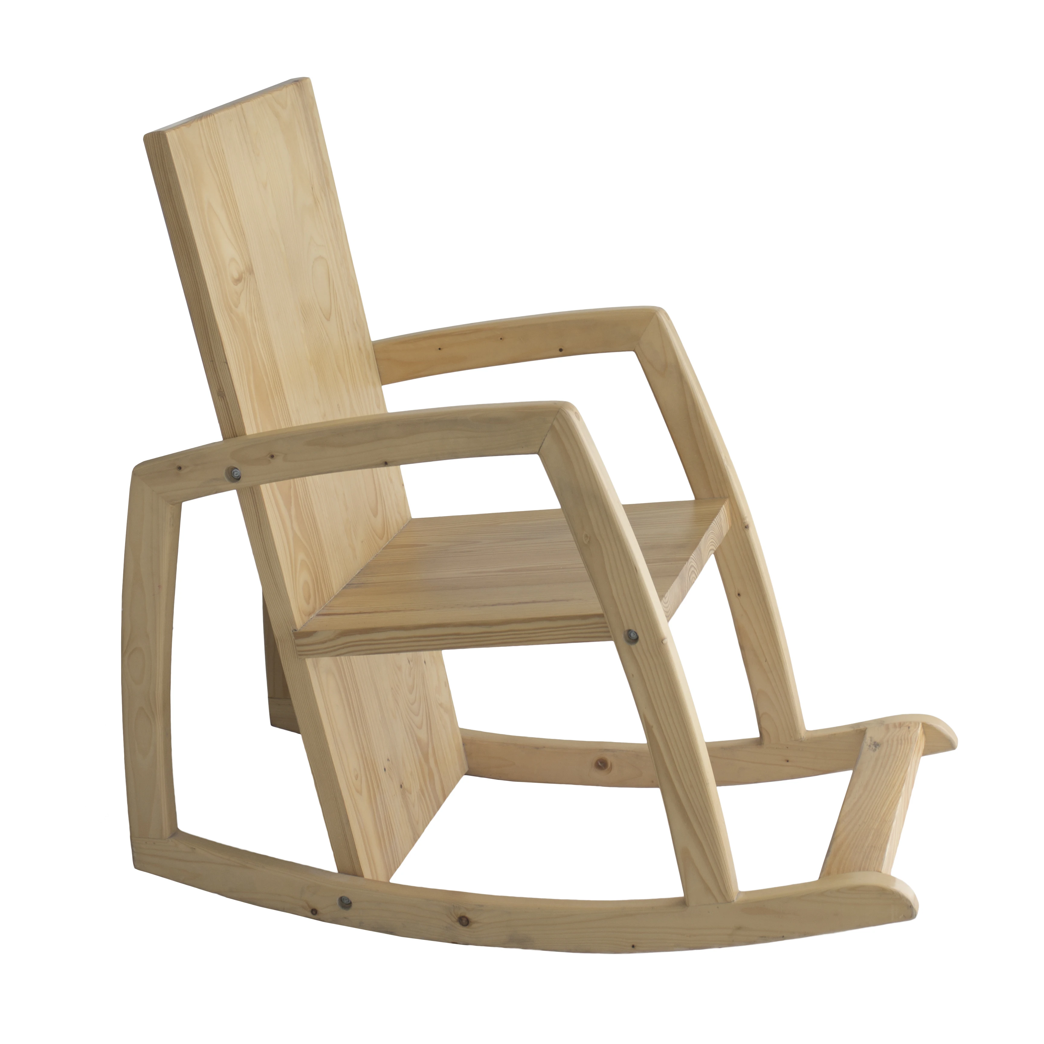 high quality modern wooden rocking chair for living room