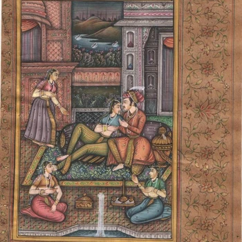 Harem Moghol Peint A La Main Peinture Indienne Miniature Art Cortege Scene Vieux Papier Erotique Hippie Decoration Murale Buy Decoration Murale Tenture Murale Aquarelle Art De Peinture Indien Product On Alibaba Com