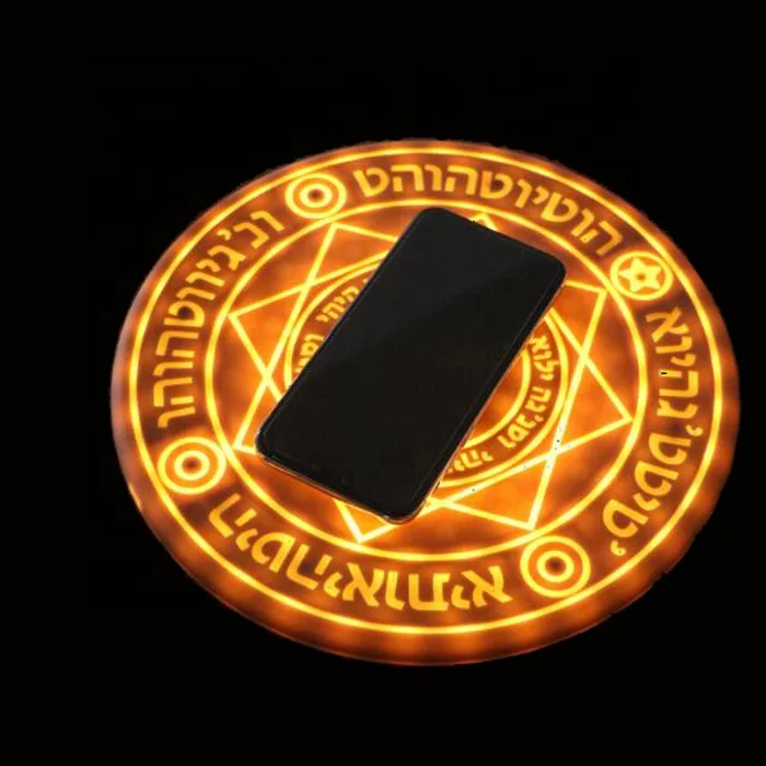 

without sound magic light universal wireless power bank wireless charging charger
