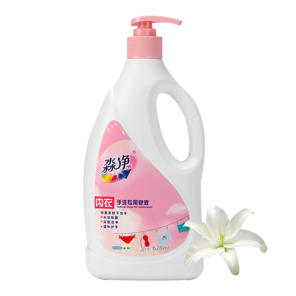

Natural Soap Liquid Comfort Laundry OEM/ODM Washing Eco-friendly Bottle, White