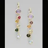 925 Silver Collection Checker Cut Bezel Gemstone Amethyst Studs Woman Earring