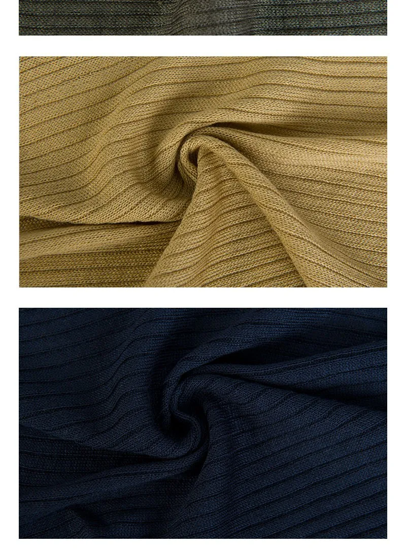 Knitted Viscose Wool Antipilling Acrylic Blend Rib Fabric For Clothing