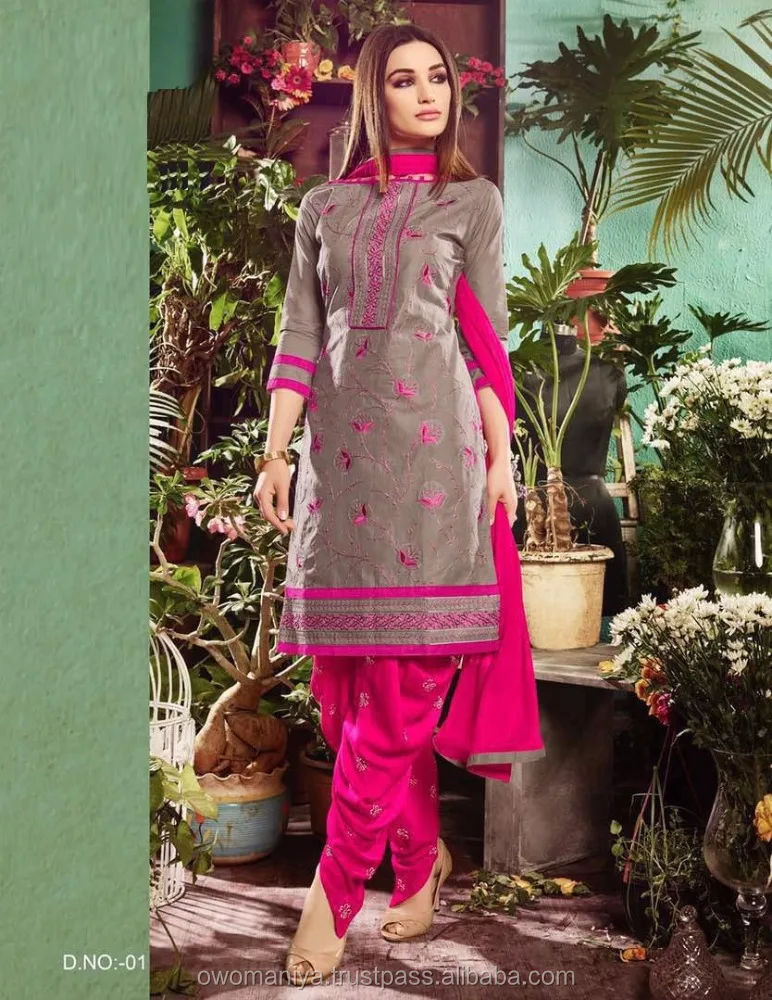 ladies cotton salwar suit