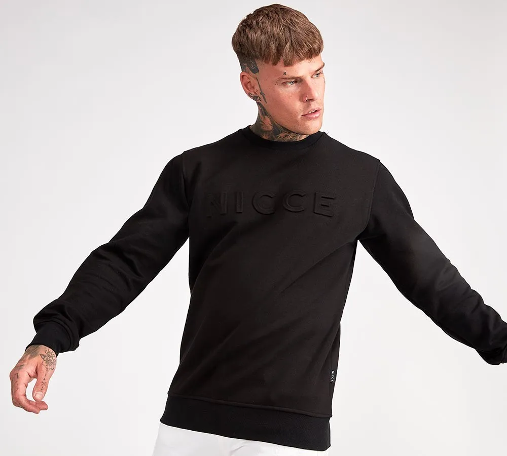 nicce embossed sweatshirt