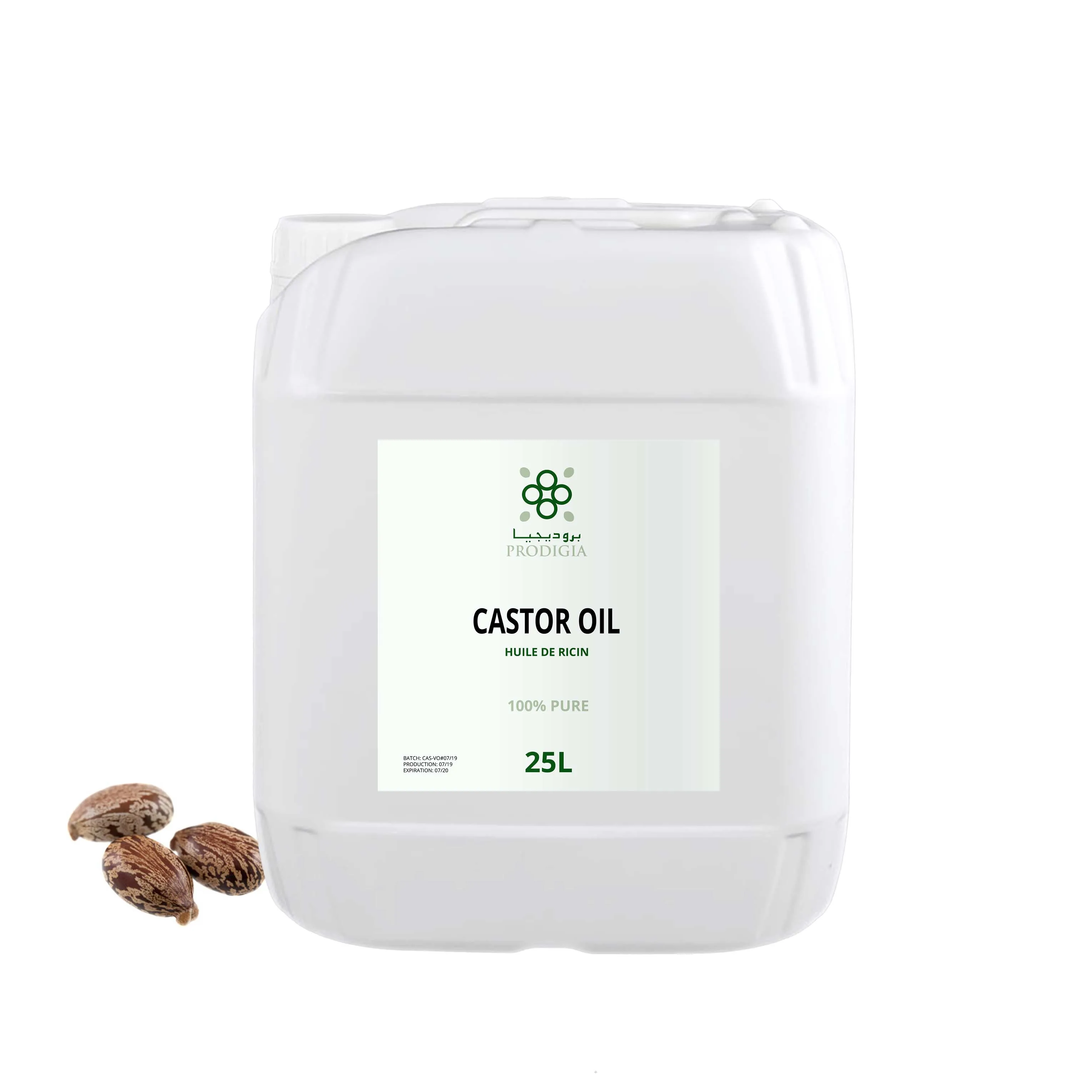 
Wholesale 100% Natural Castor Oil Cold Pressed Best Price 1L Bottle From Morocco 