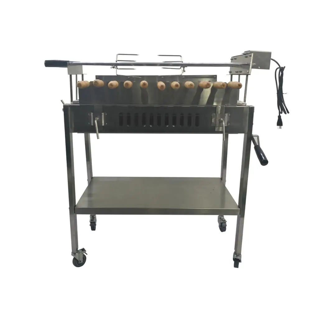 Factory Sale Outdoor Commercial Cyprus Charcoal Rotisserie Rotating Bbq