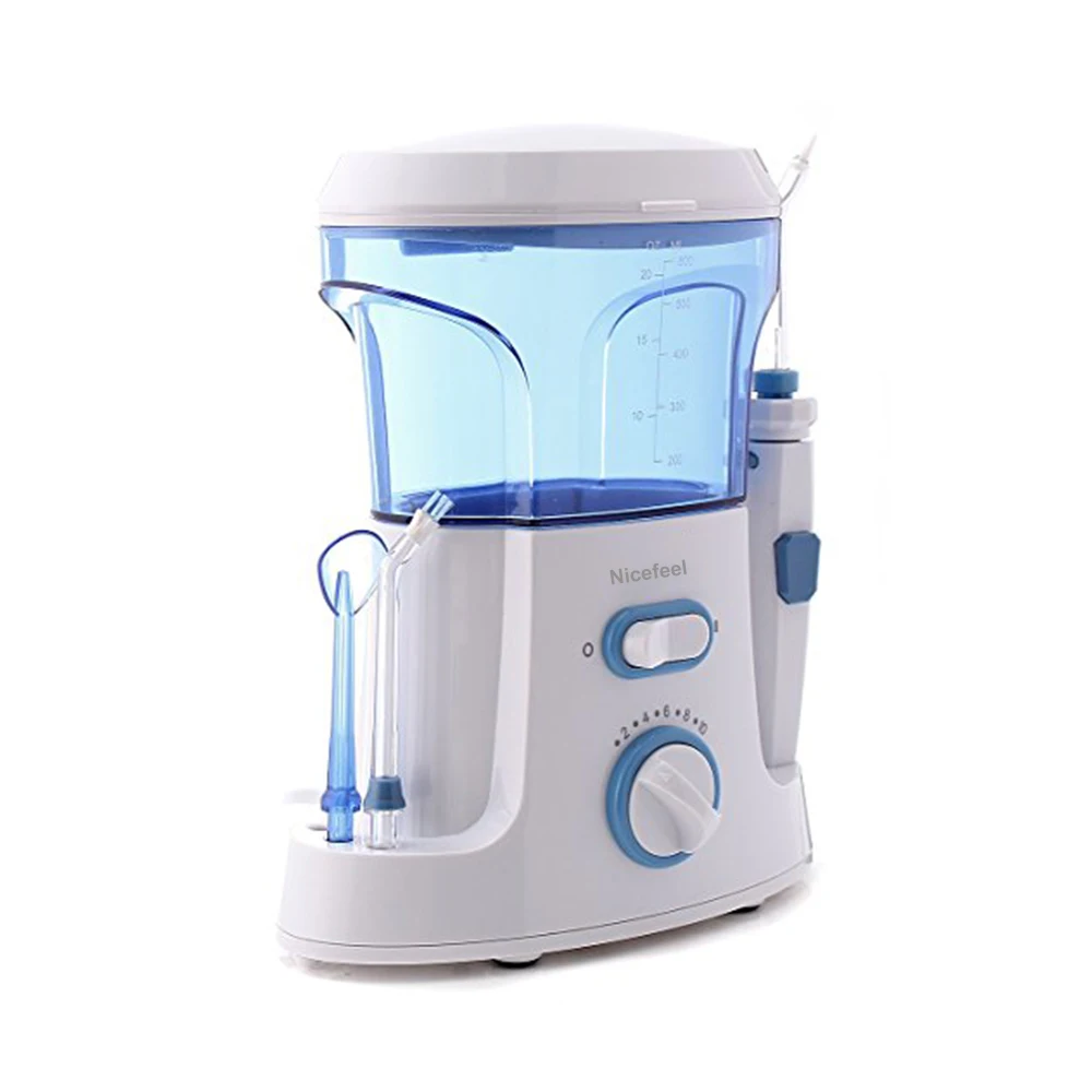 
Professional Water Dental Flosser for Home & Travel   Leak Proof Electric Quiet Design Oral Irrigator with7 Interchangeable Nozz 