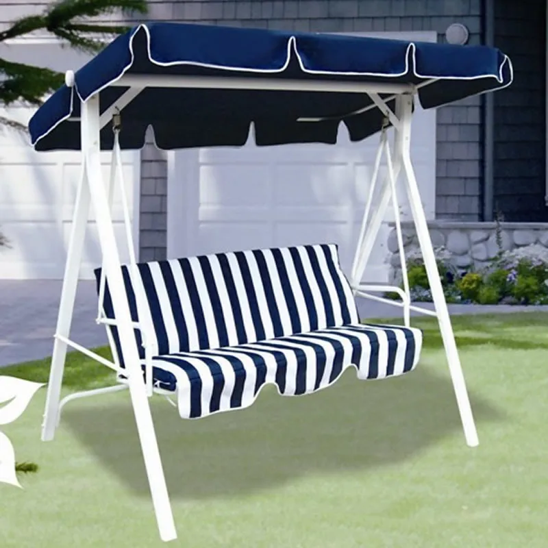 3 Seats Outdoor Garden Porch Metal Swing Bench With Canopy - Buy Garden