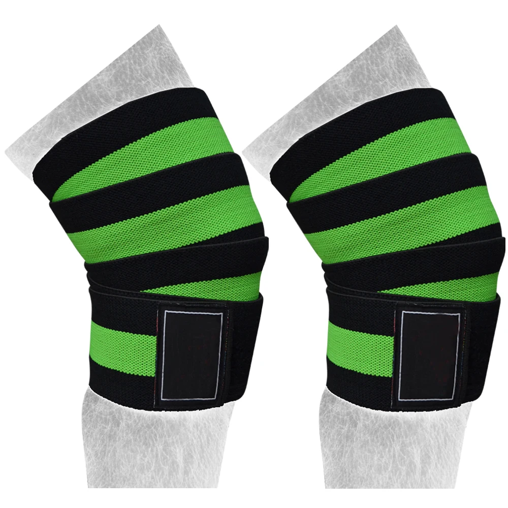 Professional Heavy Duty Knee Wrap,Weight Lifting Compression Knee