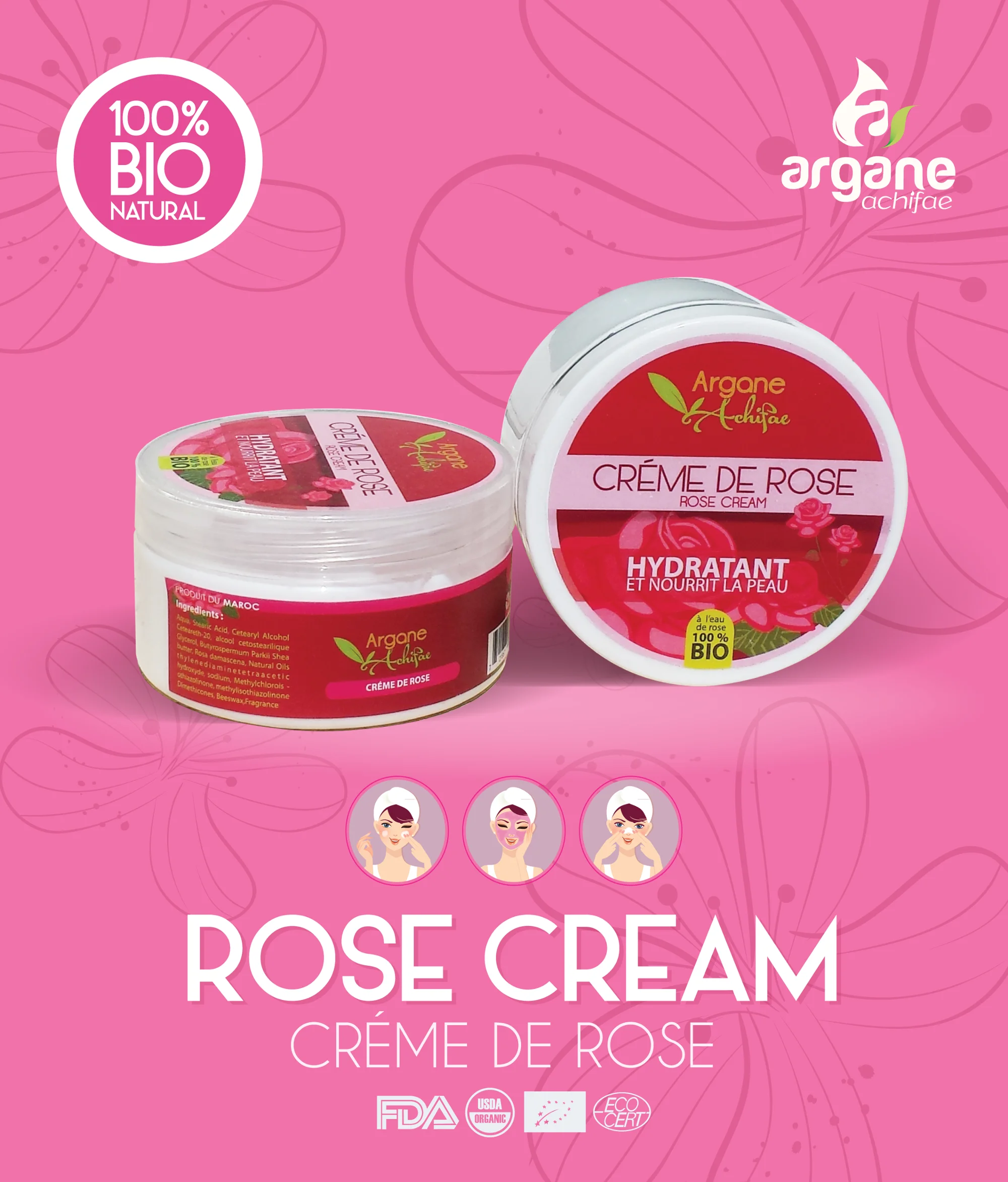 
rose cream for face 
