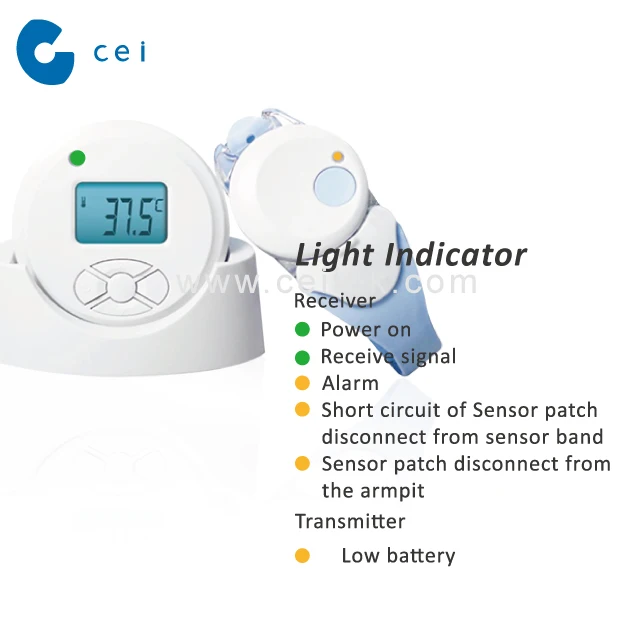 Fever Temperature Thermometer Bluetooth Human Body Temperature Sensor