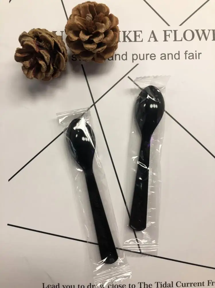 
High quality disposable cutlery plastic tea spoon 